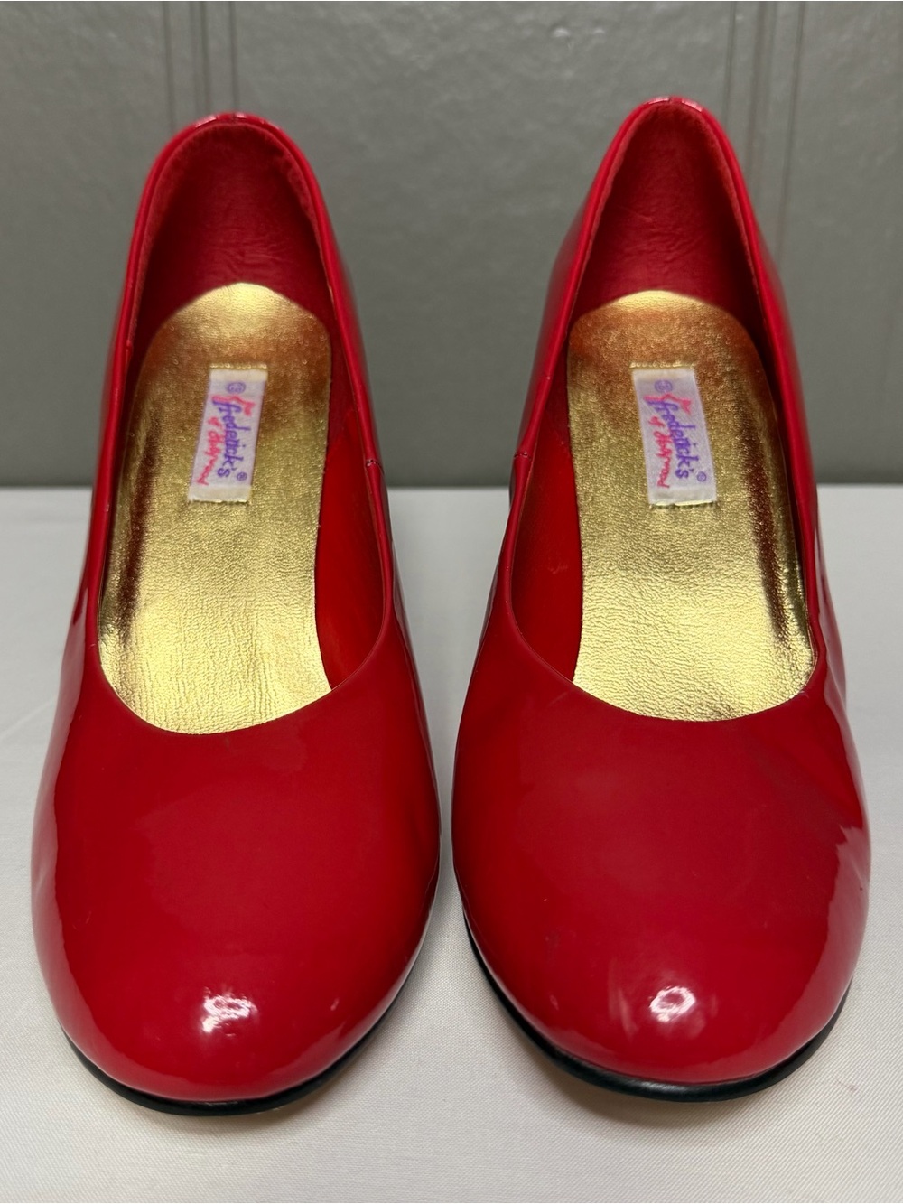 Vintage Frederick’s of Hollywood Round Toe Red Pumps